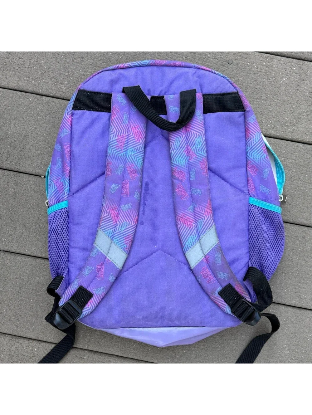 LOL Surprise Be Bold Backpack Book Bag Senior Year Purple Glitter Girls